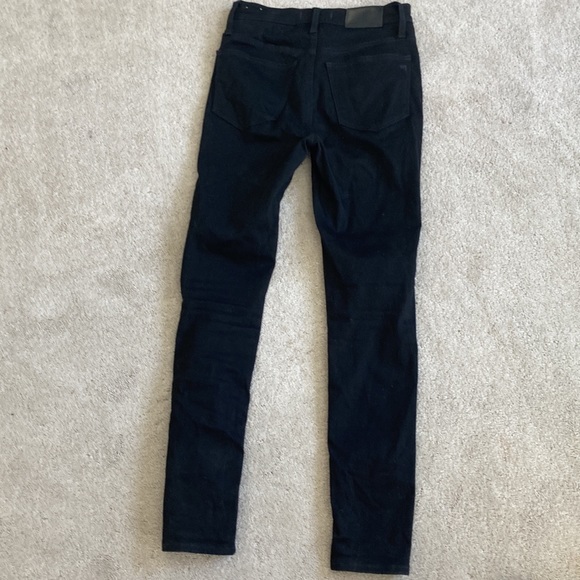 10” High- Rise Women Skinny Jeans Black Sz 24 Madewell - Picture 6 of 16